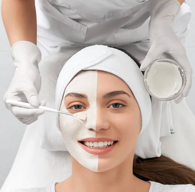 attractive woman doing procedure for rejuvenation EQMT5BG